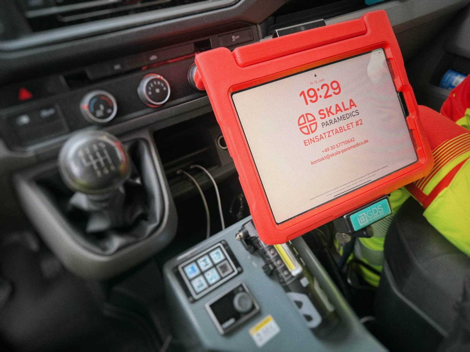 Paramedic bei Patientensimulation