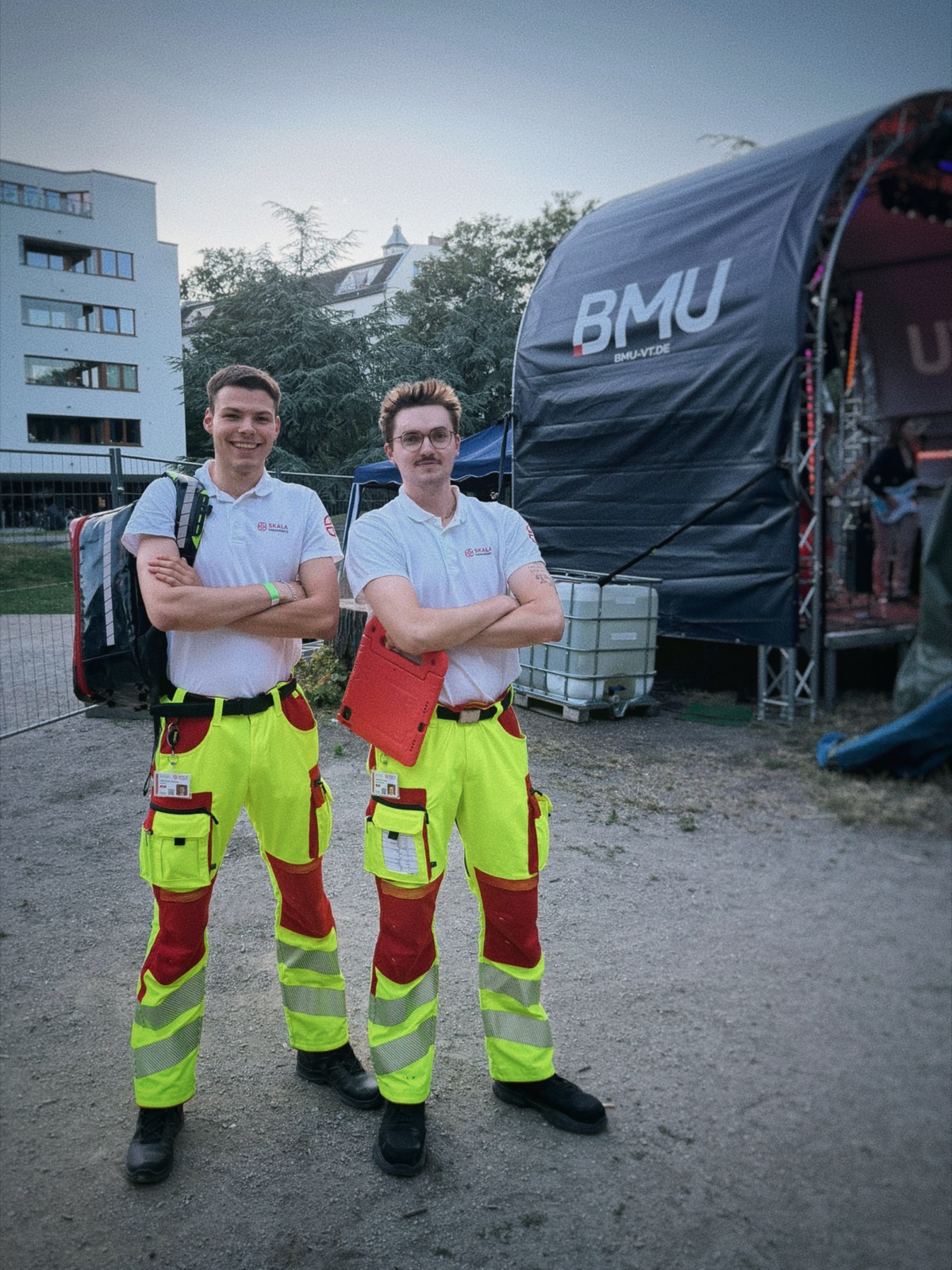 Paramedic Ausrüstung am Mann